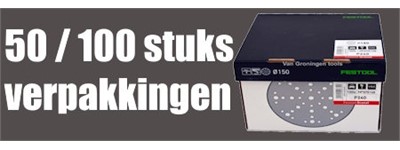 50 of 100 stuks verpakkingen