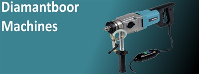 Diamant/magneet boormachines